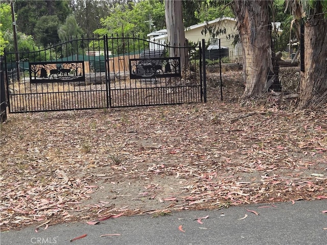 462 Camino Perillo, Arroyo Grande, CA 93420 - gate with view of wooded area