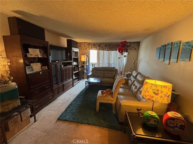 550 W Regent St Unit 338, Inglewood, CA 90301 - living area featuring carpet floors and a textured ceiling