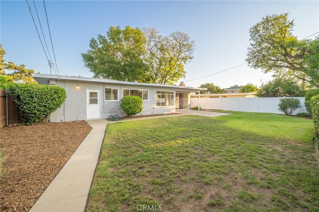 817 W Hollyvale St, Glendora, CA 91740 - view of front of property featuring a fenced backyard, stucco siding, and a patio area