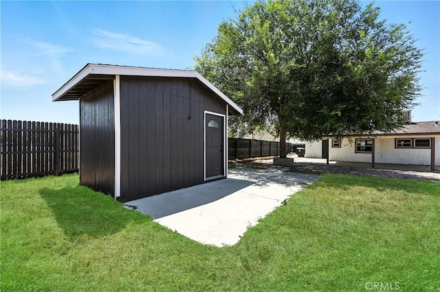 16874 Athol St, Fontana, CA 92335 - view of outbuilding with a fenced backyard