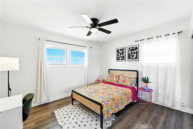 16874 Athol St, Fontana, CA 92335 - bedroom featuring wood finished floors and a ceiling fan
