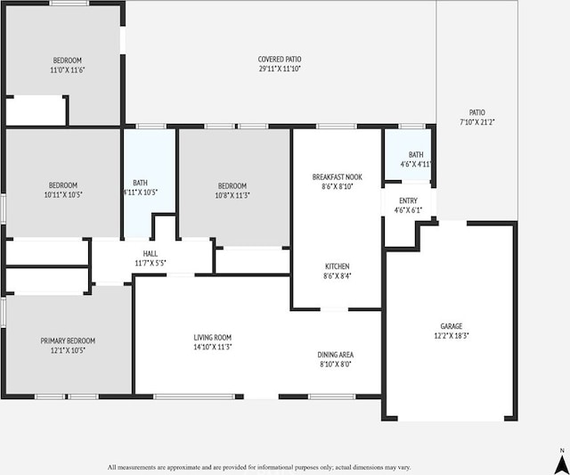16874 Athol St, Fontana, CA 92335 - view of floor plan / room layout