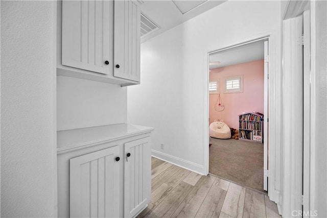 21 Dawnwood, Ladera Ranch, CA 92694 - corridor with light wood-style floors and baseboards