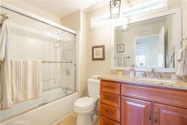 24046 Lindley St, Mission Viejo, CA 92691 - full bath with vanity and bath / shower combo with glass door