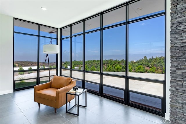 1912 Edgefair Ln, Redlands, CA 92373 - common area with floor to ceiling windows