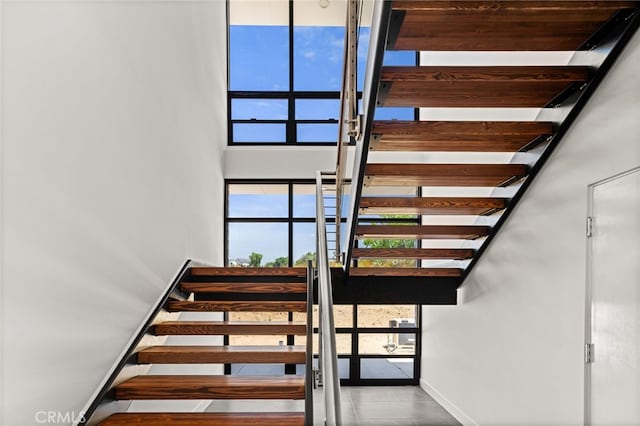 1912 Edgefair Ln, Redlands, CA 92373 - stairway featuring baseboards