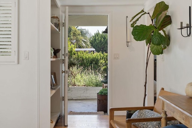 484 E 16th St, Costa Mesa, CA 92627 - doorway with wood finished floors