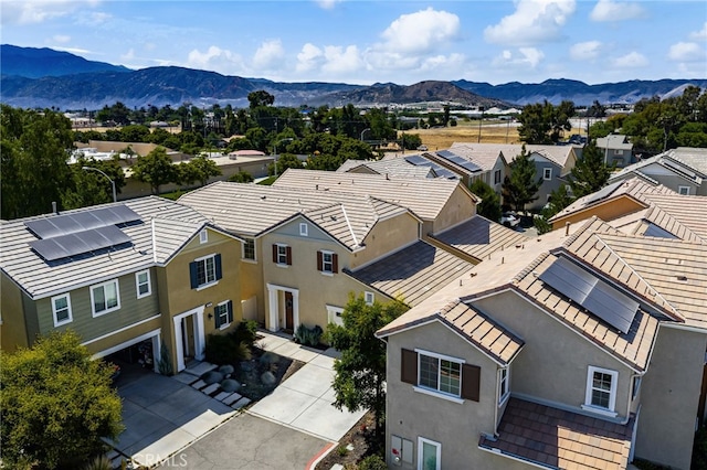872 Bluebell Way, Beaumont, CA 92223 - aerial view of residential area with a mountain backdrop
