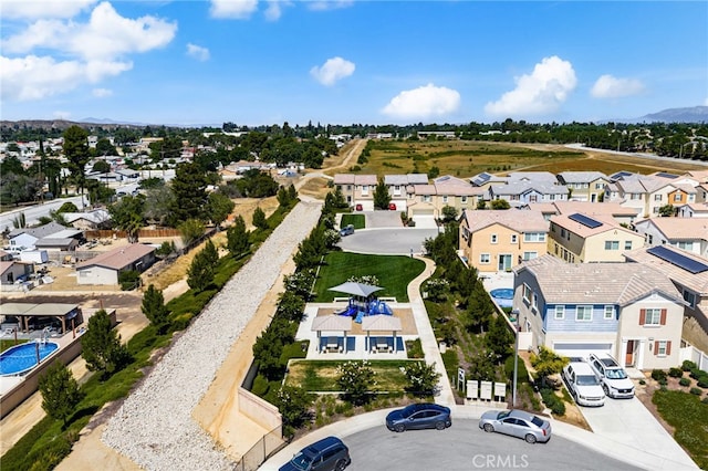 872 Bluebell Way, Beaumont, CA 92223 - aerial perspective of suburban area