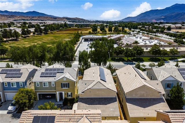 872 Bluebell Way, Beaumont, CA 92223 - aerial view of residential area with a mountainous background