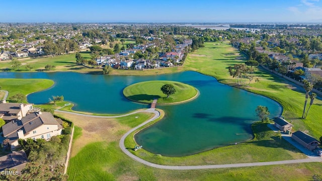 2106 Fox Den Ct, Oxnard, CA 93036 - aerial view of residential area featuring a large body of water and a golf course