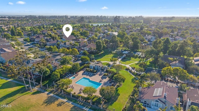 2106 Fox Den Ct, Oxnard, CA 93036 - aerial view of property and surrounding area featuring nearby suburban area