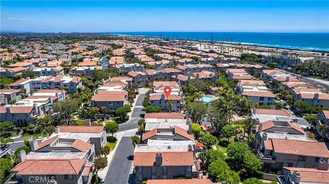 19325 Peachtree Ln, Huntington Beach, CA 92648 - aerial perspective of suburban area with a nearby body of water