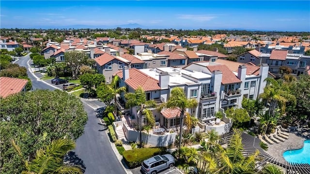 19325 Peachtree Ln, Huntington Beach, CA 92648 - aerial view of residential area with a pool area