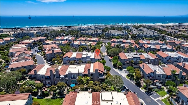 19325 Peachtree Ln, Huntington Beach, CA 92648 - aerial perspective of suburban area featuring a nearby body of water