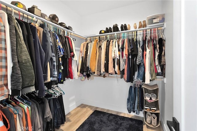 12207 Snapping Turtle Rd, Apple Valley, CA 92308 - spacious closet featuring wood finished floors