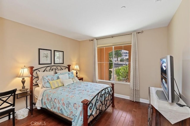 16858 Mariposa Ave, Riverside, CA 92504 - bedroom with hardwood / wood-style floors and baseboards