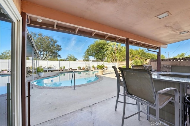 2007 Socrates Ave, Simi Valley, CA 93065 - view of swimming pool featuring a patio area and a fenced backyard