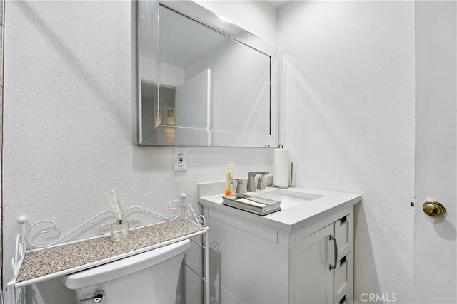 2007 Socrates Ave, Simi Valley, CA 93065 - half bath with vanity and a textured wall