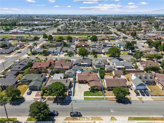 8038 Cyclamen Way, Buena Park, CA 90620 - aerial view of residential area with property boundaries highlighted