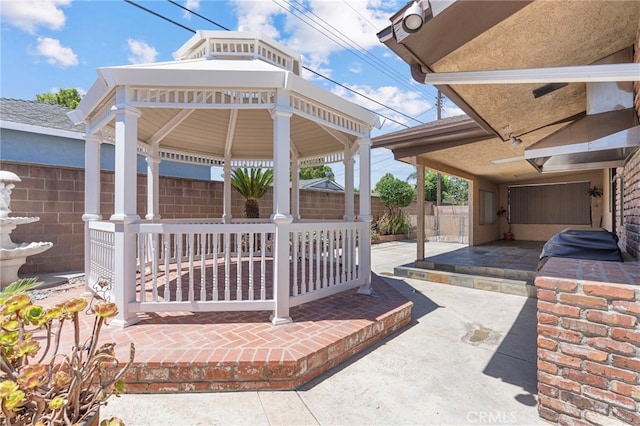 8038 Cyclamen Way, Buena Park, CA 90620 - view of patio with a gazebo