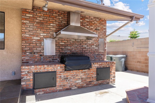 8038 Cyclamen Way, Buena Park, CA 90620 - view of patio featuring exterior kitchen