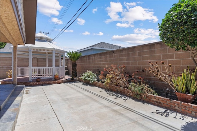 8038 Cyclamen Way, Buena Park, CA 90620 - fenced backyard with a gazebo and a patio area