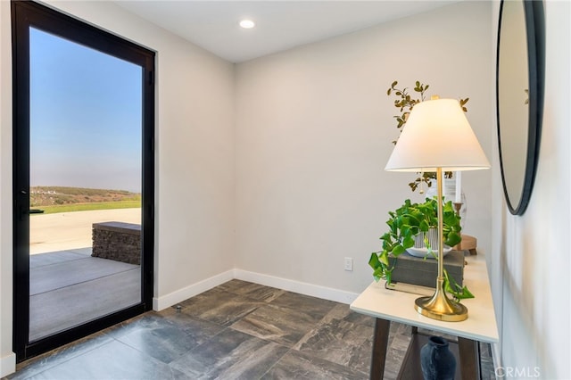 1922 Edgefair Ln, Redlands, CA 92373 - doorway to outside featuring plenty of natural light and recessed lighting