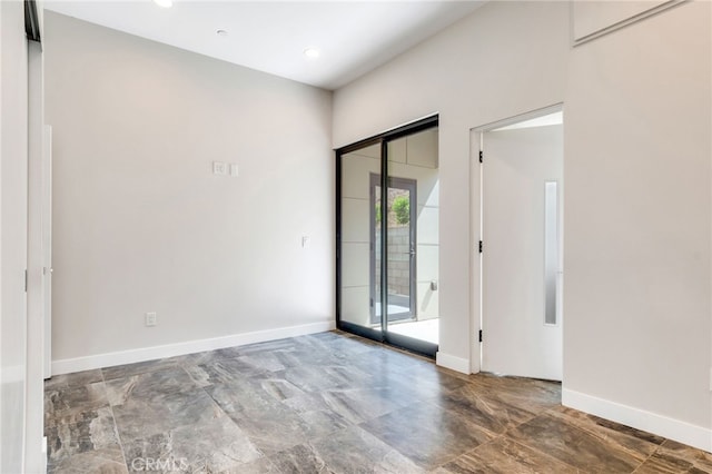 1922 Edgefair Ln, Redlands, CA 92373 - empty room with baseboards and recessed lighting