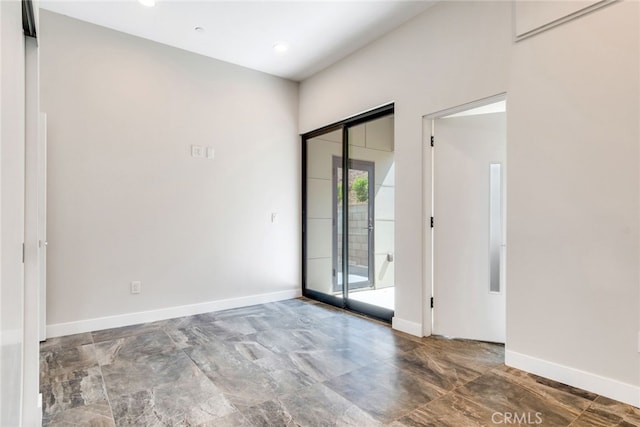 1922 Edgefair Ln, Redlands, CA 92373 - empty room with baseboards and recessed lighting