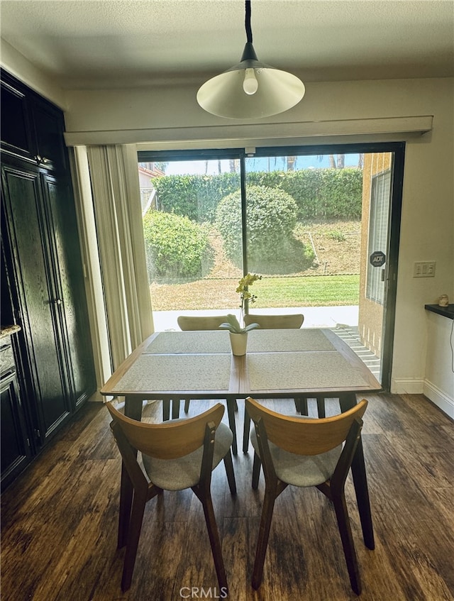6159 Fleetwood Ln, Chino Hills, CA 91709 - dining space with dark wood-style flooring