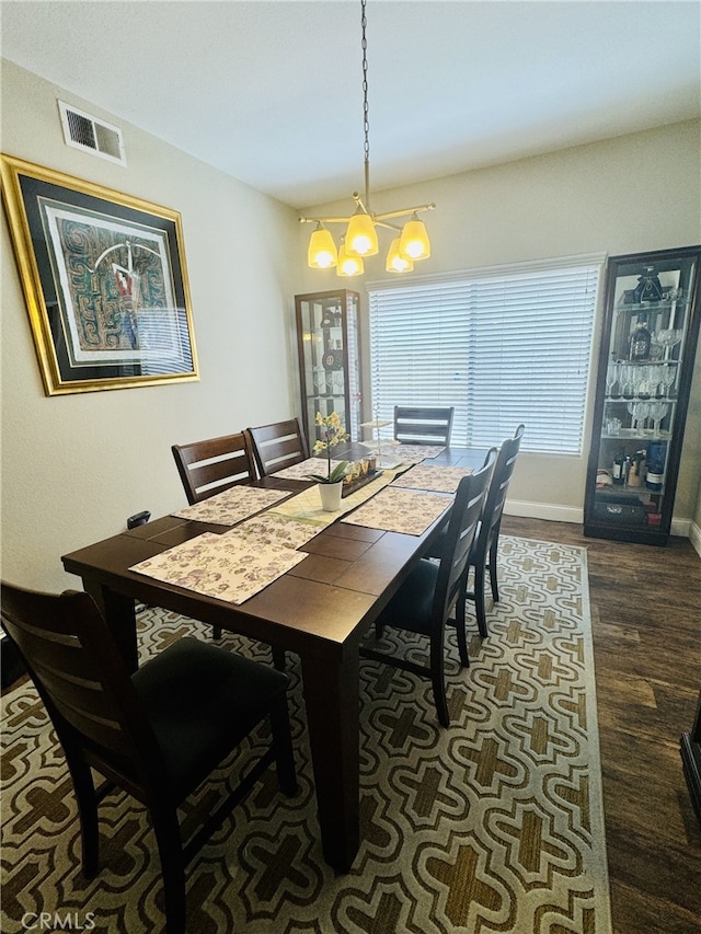 6159 Fleetwood Ln, Chino Hills, CA 91709 - dining space featuring a chandelier and wood finished floors