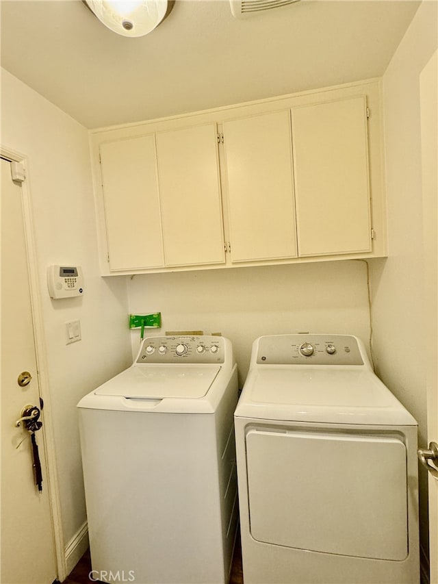 6159 Fleetwood Ln, Chino Hills, CA 91709 - washroom with separate washer and dryer and cabinet space