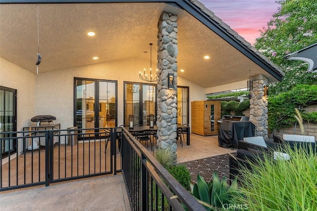 810 E Dalton Ave, Glendora, CA 91741 - view of patio with area for grilling