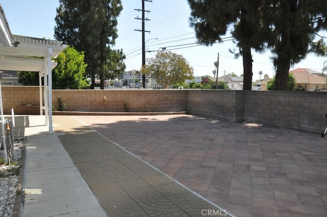3629 Puente Ave, Baldwin Park, CA 91706 - fenced backyard with a patio and a pergola
