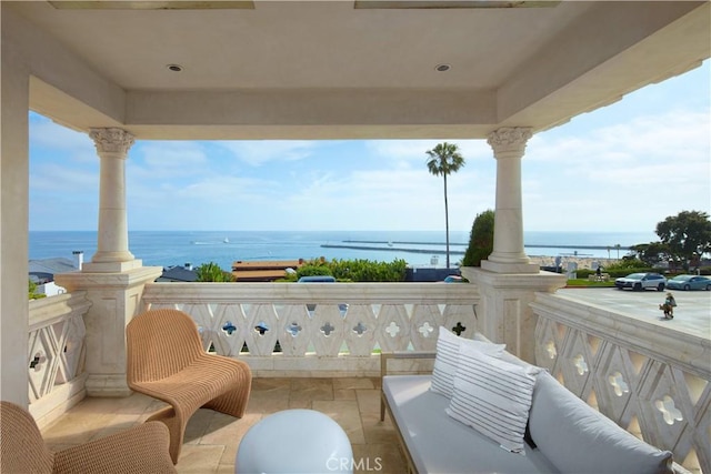 3300 Ocean Blvd, Corona Del Mar, CA 92625 - patio / terrace featuring a water view