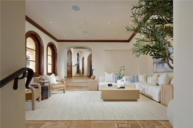 3300 Ocean Blvd, Corona Del Mar, CA 92625 - building lobby with crown molding and recessed lighting