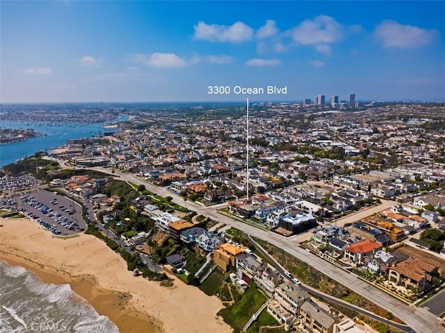 3300 Ocean Blvd, Corona Del Mar, CA 92625 - aerial view of property's location with a nearby body of water and nearby urban area