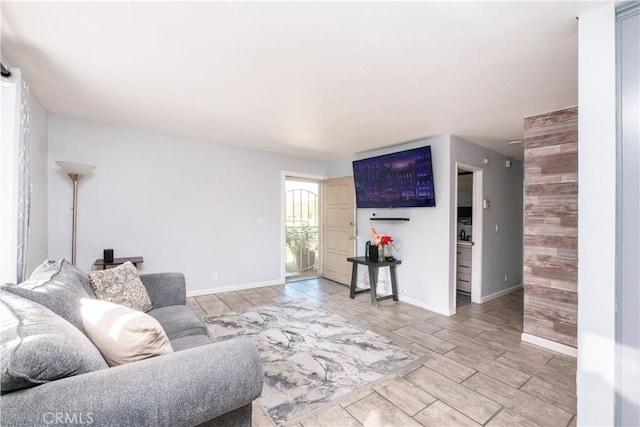 624 Pamela Kay Ln, La Puente, CA 91746 - living area with baseboards and wood tiled floors