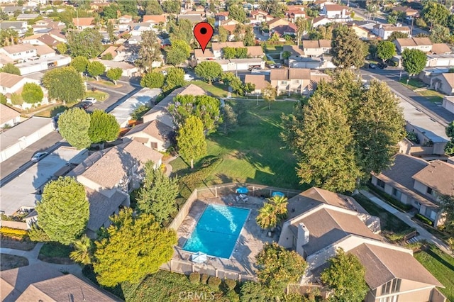 624 Pamela Kay Ln, La Puente, CA 91746 - aerial view of residential area featuring a pool
