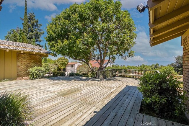 4308 Crown Ranch Rd, Corona, CA 92881 - wooden deck featuring a shed