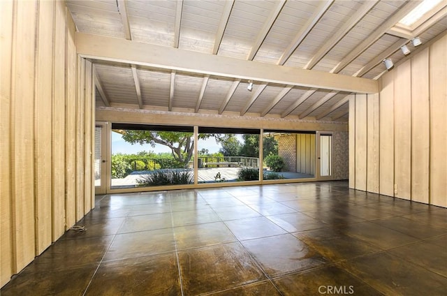 4308 Crown Ranch Rd, Corona, CA 92881 - empty room with wooden walls