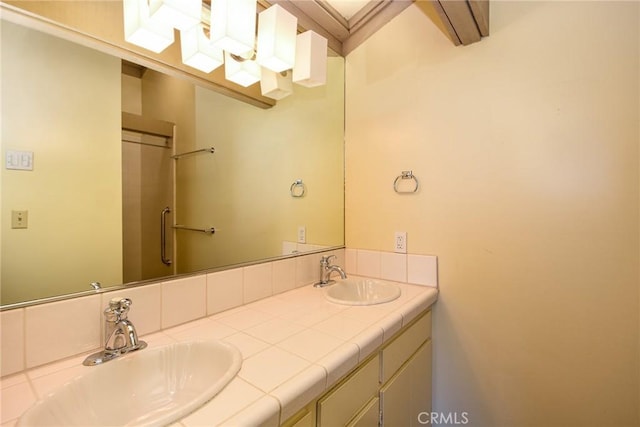 4308 Crown Ranch Rd, Corona, CA 92881 - bathroom featuring double vanity