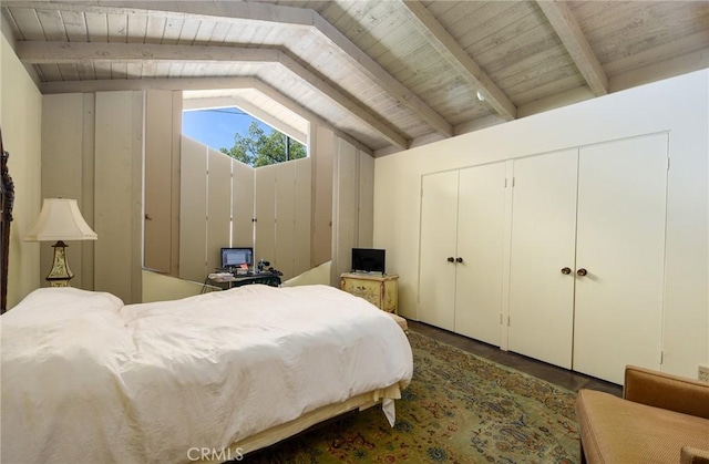4308 Crown Ranch Rd, Corona, CA 92881 - bedroom with wood ceiling