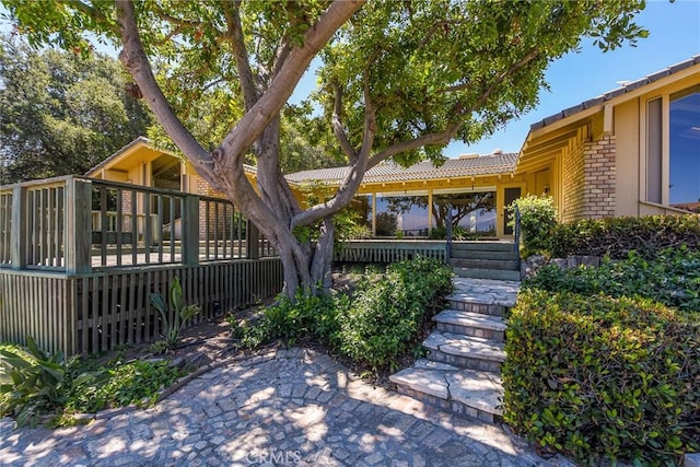 4308 Crown Ranch Rd, Corona, CA 92881 - view of yard featuring a deck