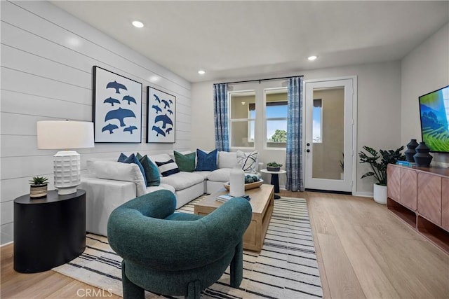 1652 W Sycamore Dr, Compton, CA 90220 - living area featuring light wood finished floors and recessed lighting