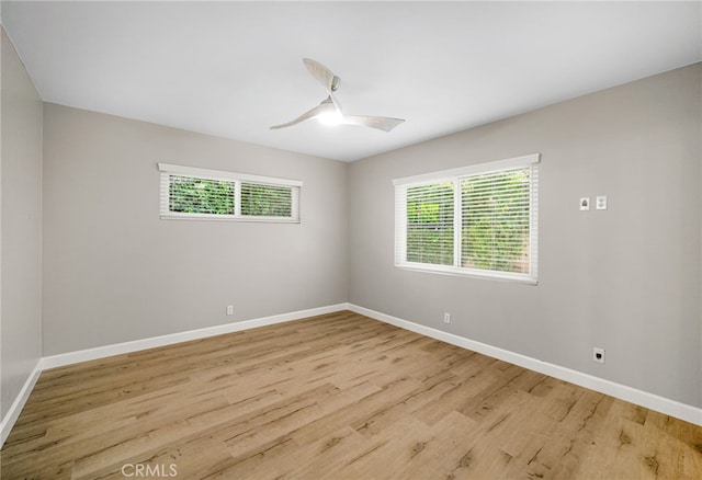 1575 Via Capri Unit 6, Laguna Beach, CA 92651 - empty room featuring wood finished floors and a ceiling fan