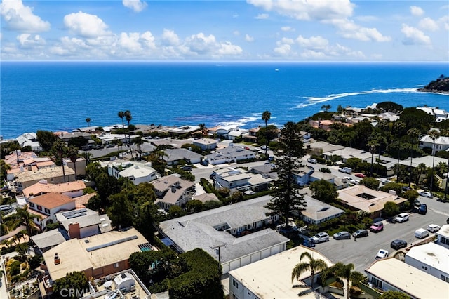 1575 Via Capri Unit 6, Laguna Beach, CA 92651 - aerial perspective of suburban area with a large body of water