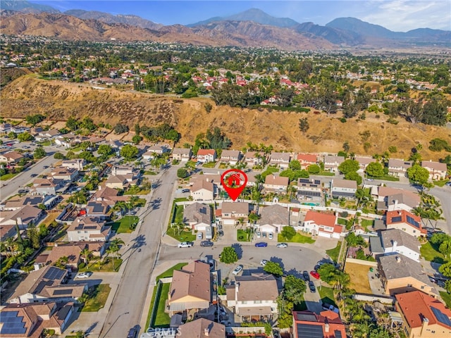 7459 Melanie Ct, Highland, CA 92346 - aerial view of property's location featuring nearby suburban area