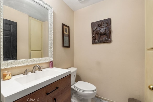 7459 Melanie Ct, Highland, CA 92346 - half bathroom with toilet and vanity